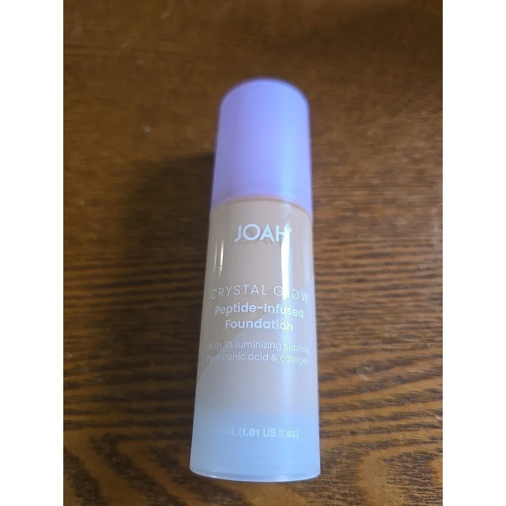 JOAH Crystal Glow Foundation Light Neutral LN040 Peptide Hyaluronic 1.01oz New‎